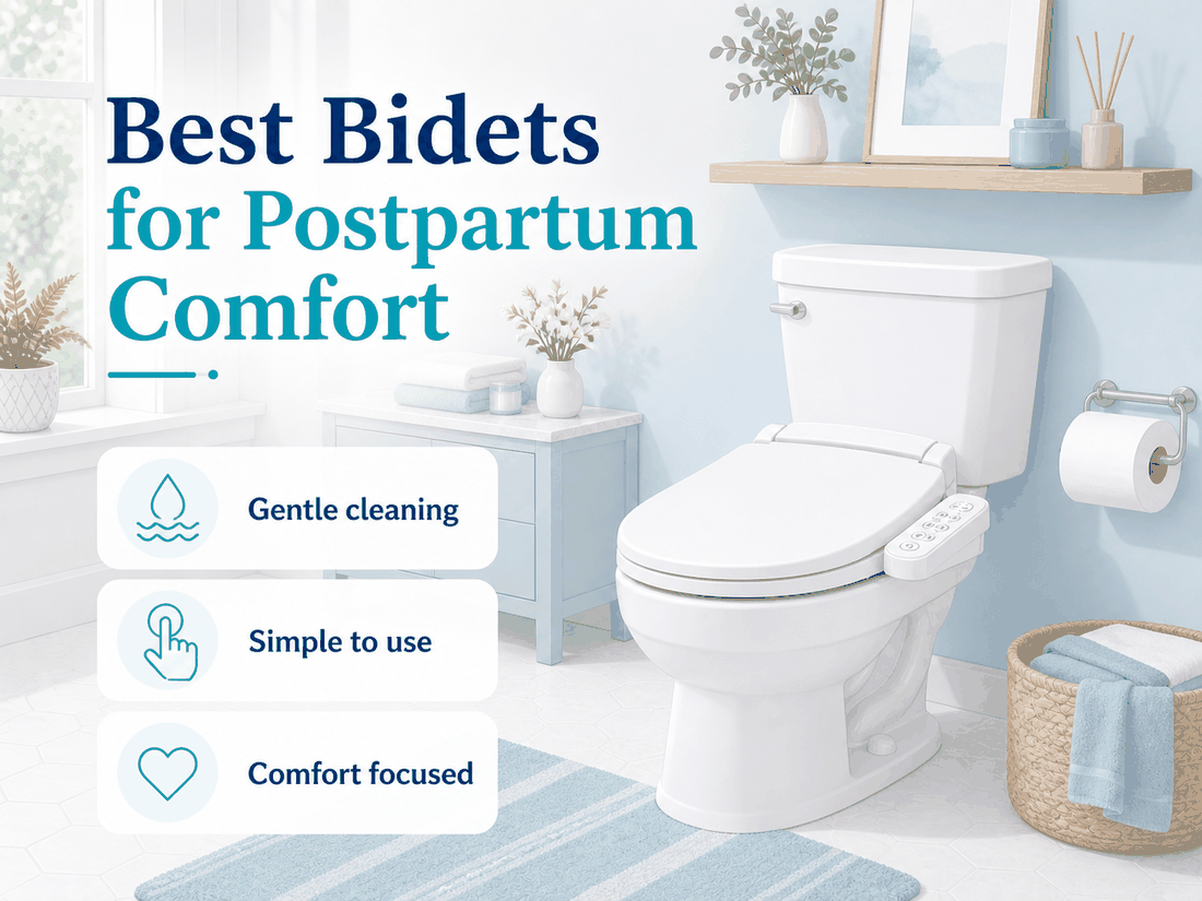Postpartum comfort bidet illustration